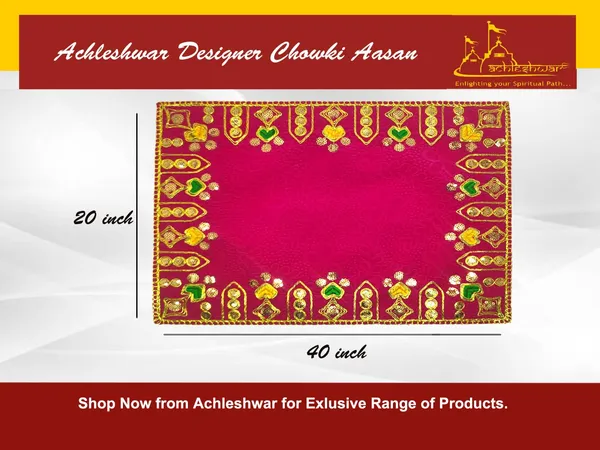 Designer_Velvet_Embroidered_Pooja_Aasan_Cloth_20X40_Inch_Pink_|_Chowki_Aasan_For_God_Idol_|_Mandir_Table_Altar_Cover_For_Temple,_Puja_Shelf,_Diwali_Decoration_Pack_0F_1