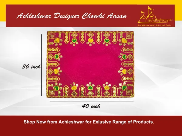 Designer_Velvet_Embroidered_Pooja_Aasan_Cloth_30X40_Inch_Pink_|_Chowki_Aasan_For_God_Idol_|_Mandir_Table_Altar_Cover_For_Temple,_Puja_Shelf,_Diwali_Decoration_Pack_0F_3