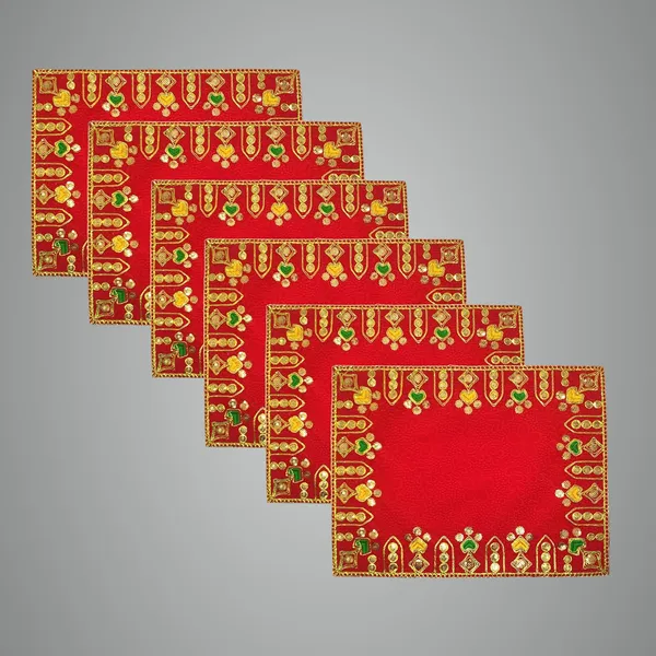 Designer_Velvet_Embroidered_Pooja_Aasan_Cloth_30X40_Inch_Red_|_Chowki_Aasan_For_God_Idol_|_Mandir_Table_Altar_Cover_For_Temple,_Puja_Shelf,_Diwali_Decoration_Pack_0F_6