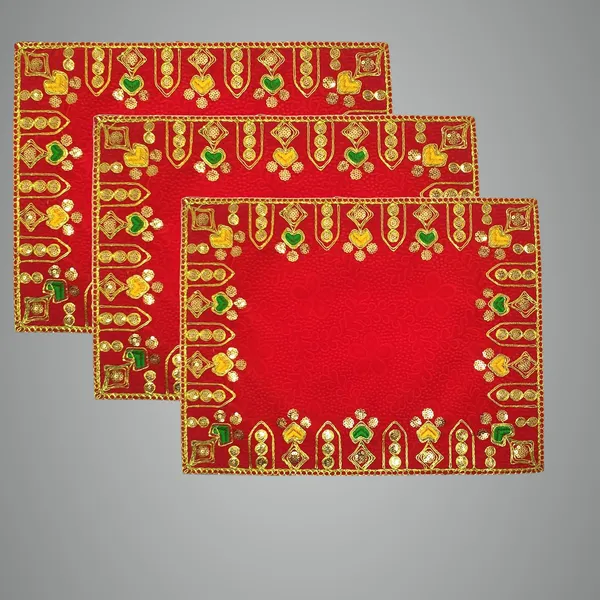 Designer_Velvet_Embroidered_Pooja_Aasan_Cloth_4X6_Inch_Red_|_Chowki_Aasan_For_God_Idol_|_Mandir_Table_Altar_Cover_For_Temple,_Puja_Shelf,_Diwali_Decoration_Pack_0F_3