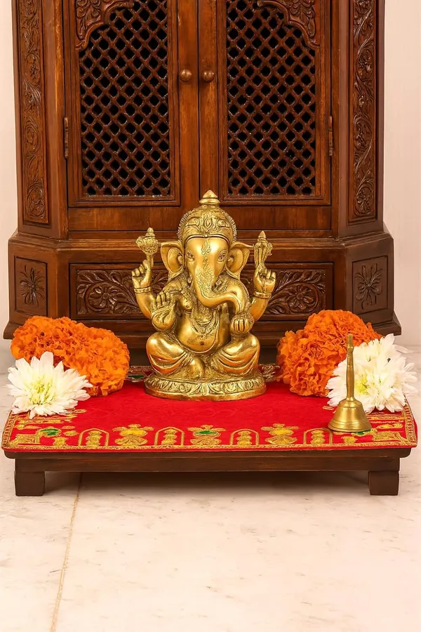 Designer_Velvet_Embroidered_Pooja_Aasan_Cloth_4X6_Inch_Red_|_Chowki_Aasan_For_God_Idol_|_Mandir_Table_Altar_Cover_For_Temple,_Puja_Shelf,_Diwali_Decoration_Pack_0F_6