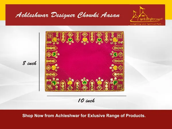 Designer_Velvet_Embroidered_Pooja_Aasan_Cloth_8X10_Inch_Pink_|_Chowki_Aasan_For_God_Idol_|_Mandir_Table_Altar_Cover_For_Temple,_Puja_Shelf,_Diwali_Decoration_Pack_0F_4