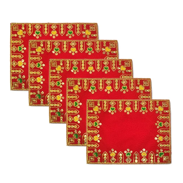 Designer_Velvet_Embroidered_Pooja_Aasan_Cloth_9X12_Inch_Red_|_Chowki_Aasan_For_God_Idol_|_Mandir_Table_Altar_Cover_For_Temple,_Puja_Shelf,_Diwali_Decoration_Pack_0F_5