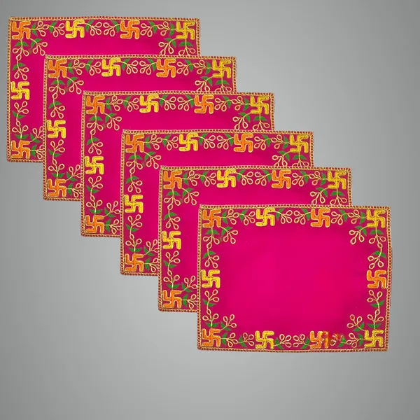 Designer_Velvet_Embroidered_Pooja_Aasan_Cloth_10X16_Inch_Pink_|_Chowki_Aasan_For_God_Idol_|_Mandir_Table_Altar_Cover_For_Temple,_Puja_Shelf,_Diwali_Decoration_Pack_0F_6