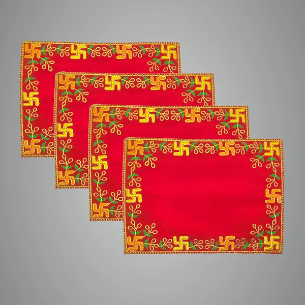 Designer_Velvet_Embroidered_Pooja_Aasan_Cloth_10X16_Inch_Red_|_Chowki_Aasan_For_God_Idol_|_Mandir_Table_Altar_Cover_For_Temple,_Puja_Shelf,_Diwali_Decoration_Pack_0F_4