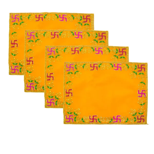 Designer_Velvet_Embroidered_Pooja_Aasan_Cloth_10X16_Inch_Yellow_|_Chowki_Aasan_For_God_Idol_|_Mandir_Table_Altar_Cover_For_Temple,_Puja_Shelf,_Diwali_Decoration_Pack_0F_4