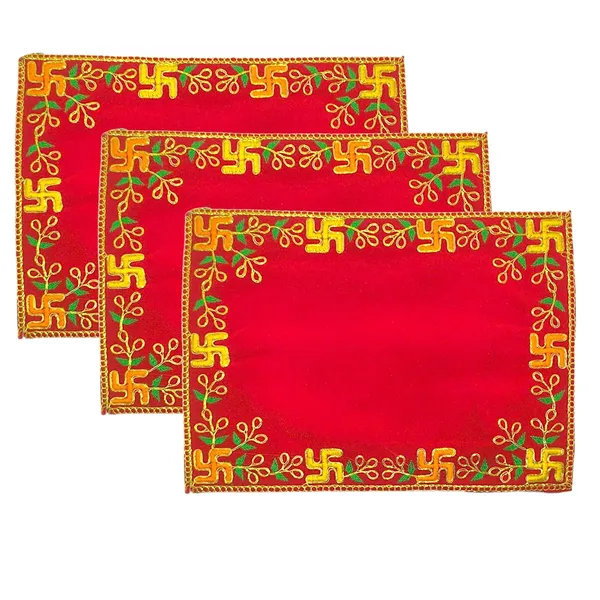 Designer_Velvet_Embroidered_Pooja_Aasan_Cloth_12X15_Inch_Red_|_Chowki_Aasan_For_God_Idol_|_Mandir_Table_Altar_Cover_For_Temple,_Puja_Shelf,_Diwali_Decoration_Pack_0F_3