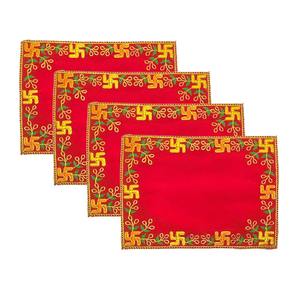 Designer_Velvet_Embroidered_Pooja_Aasan_Cloth_16X40_Inch_Red_|_Chowki_Aasan_For_God_Idol_|_Mandir_Table_Altar_Cover_For_Temple,_Puja_Shelf,_Diwali_Decoration_Pack_0F_4