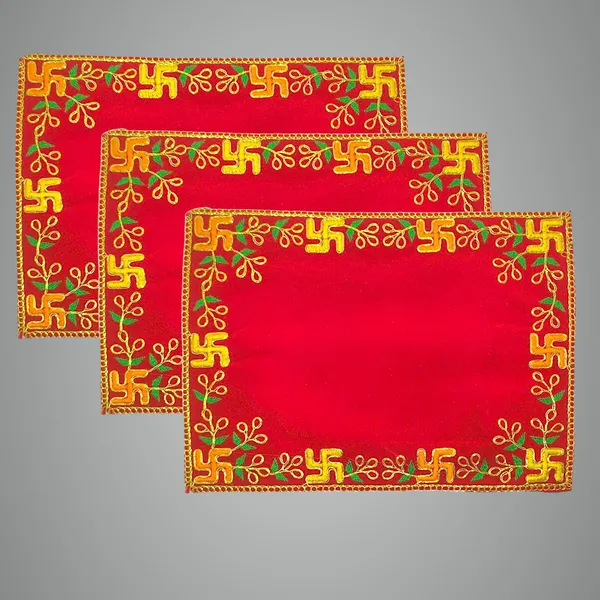 Designer_Velvet_Embroidered_Pooja_Aasan_Cloth_30X40_Inch_Red_|_Chowki_Aasan_For_God_Idol_|_Mandir_Table_Altar_Cover_For_Temple,_Puja_Shelf,_Diwali_Decoration_Pack_0F_3