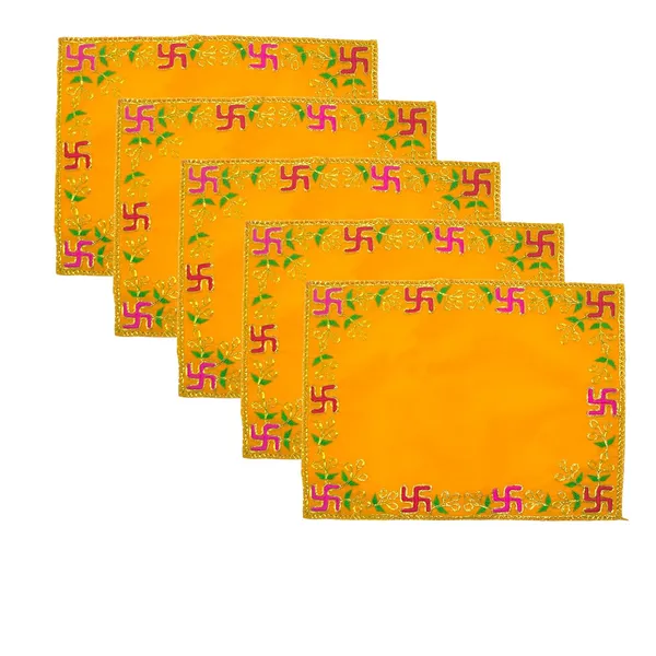 Designer_Velvet_Embroidered_Pooja_Aasan_Cloth_30X40_Inch_Yellow_|_Chowki_Aasan_For_God_Idol_|_Mandir_Table_Altar_Cover_For_Temple,_Puja_Shelf,_Diwali_Decoration_Pack_0F_5