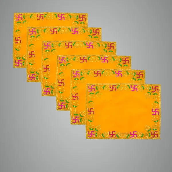 Designer_Velvet_Embroidered_Pooja_Aasan_Cloth_4X6_Inch_Yellow_|_Chowki_Aasan_For_God_Idol_|_Mandir_Table_Altar_Cover_For_Temple,_Puja_Shelf,_Diwali_Decoration_Pack_0F_6
