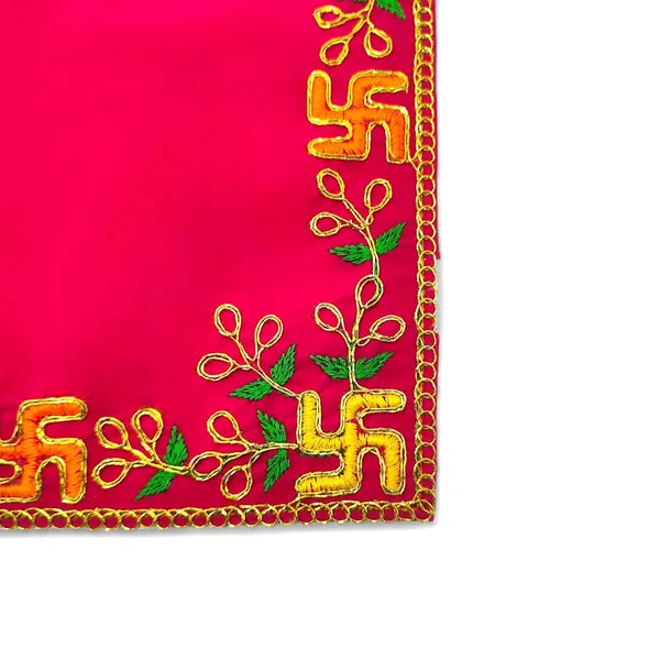 Designer_Velvet_Embroidered_Pooja_Aasan_Cloth_8X10_Inch_Pink_|_Chowki_Aasan_For_God_Idol_|_Mandir_Table_Altar_Cover_For_Temple,_Puja_Shelf,_Diwali_Decoration_Pack_0F_1
