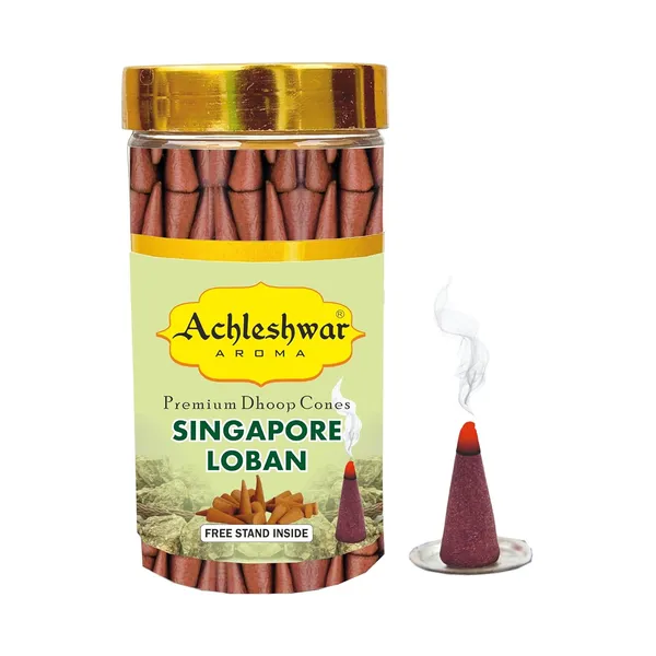 Singapore_Loban_Dhoop_Cones_Boxbamboless100Gm_Jar_Packaging_Less_Smoke