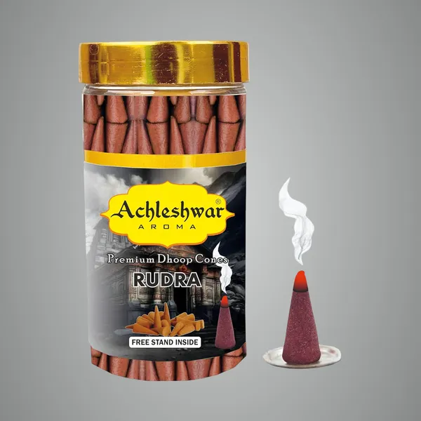 Rudra_Dhoop_Cones_Boxbamboless100Gm_Jar_Packaging_Less_Smoke