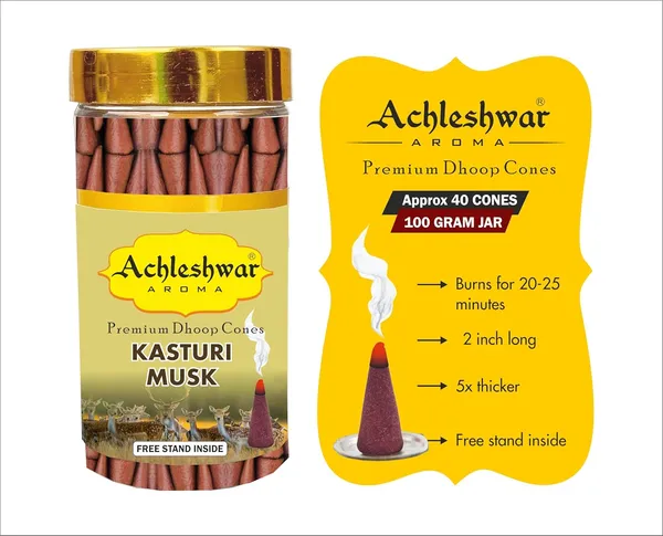 Kashturi_Mask_Dhoop_Cones_Boxbamboless100Gm_Jar_Packaging_Less_Smoke