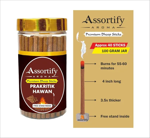 Prakritik_Hawan_Dhoop_Sticks_Boxbamboless100Gm_Jar_Packaging_Less_Smoke