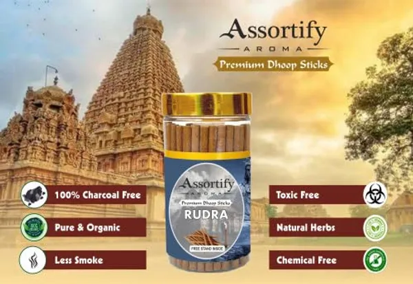 Rudra_Dhoop_Sticks_Boxbamboless100Gm_Jar_Packaging_Less_Smoke