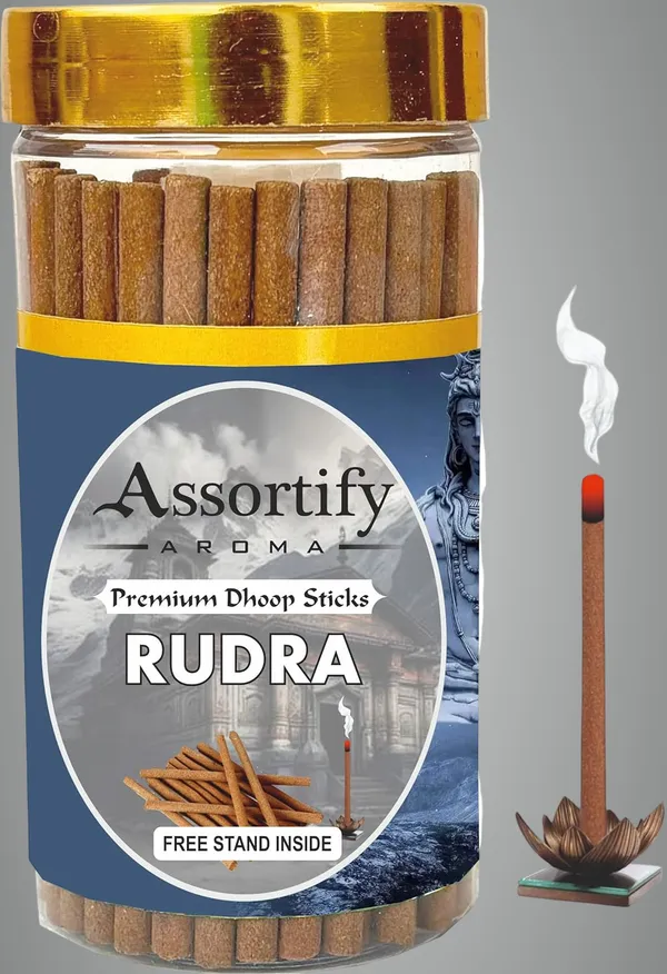 Rudra_Dhoop_Sticks_Boxbamboless100Gm_Jar_Packaging_Less_Smoke