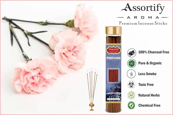 Perfume_Incense_Sticks_Boxnatural_Ingredients100Gm_Jar_Packaging_Less_Smoke