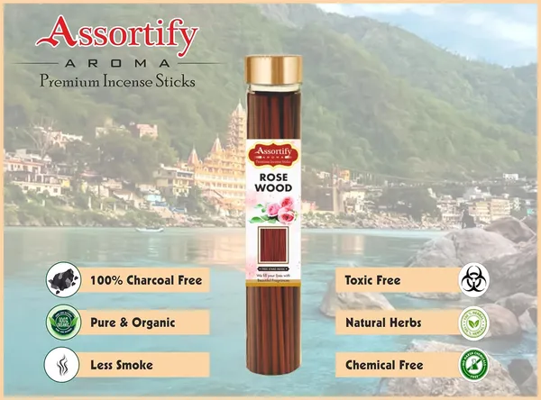 Rose_Wood_Incense_Sticks_Boxnatural_Ingredients100Gm_Jar_Packaging_Less_Smoke