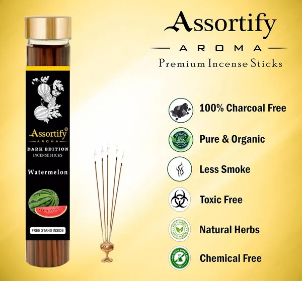Watermelon_Incense_Sticks_Boxnatural_Ingredients100Gm_Jar_Packaging_Less_Smoke