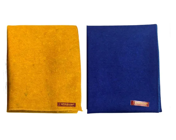 Blue_&_Yellow_Combo_Of_Woolen_Aasan_|_Completely_Handcrafted_Perfect_Mat_|_For_Meditation_&_Prayers_-_Soft,_Comfortable_|_Size_23_X_30_Inch