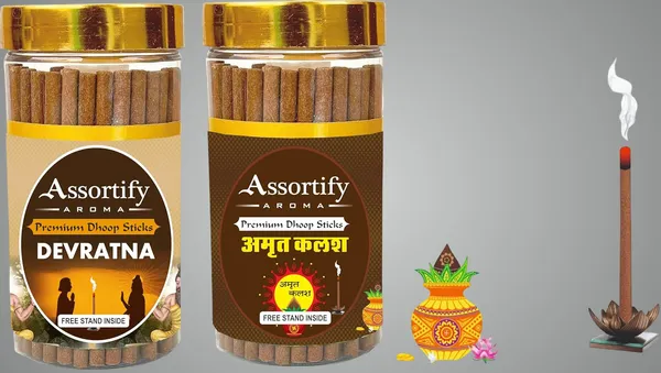 Pack_Of_2_Devratna_+_Amrat_Kalash_Dhoop_Sticks_Box_bamboo_less_|_2X100Gm_|_Jar_Packaging_less_Smoke