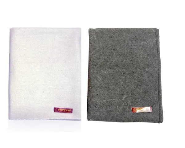 Combo_Of_Premium_White_&_Grey_Woolen_Aasan_Completely_Handcrafted_Perfect_Mat_For_Meditation_&_Prayers_-_Soft,_Comfortable_(Size_26_X_26_Inch)(Size_23_X_30_Inch)