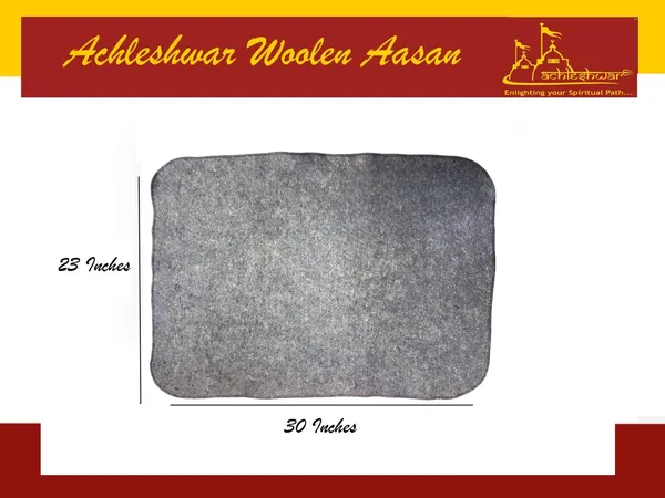 Combo_Of_Premium_White_&_Grey_Woolen_Aasan_Completely_Handcrafted_Perfect_Mat_For_Meditation_&_Prayers_-_Soft,_Comfortable_(Size_26_X_26_Inch)(Size_23_X_30_Inch)