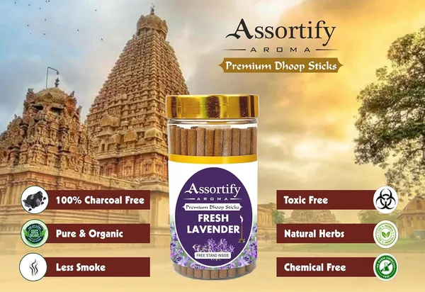Combo_Of_Kesar_+Kevda_Dhoop_Sticks_Boxbambolesspack_Of_Two_2X100Gm_Jar_Packagingless_Smoke