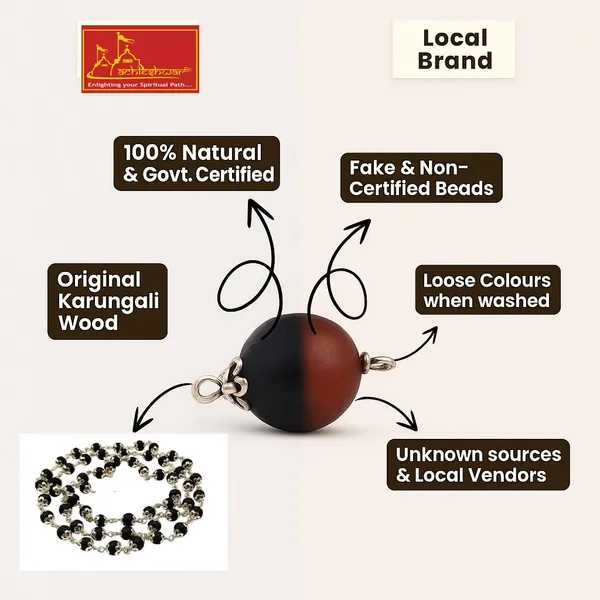 Original_Karungali_Wood_Mala,_54+1_Beads,_Silver_Plated_Caps,_Black_Spiritual_Mala