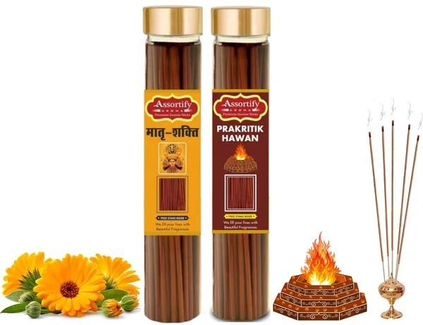 Combo_Of_Matra_Shakti_+_Parkritik_Incense_Stick_Jarbambolesspack_Of_Two_2X100Gm_Jar_Packagingless_Smoke