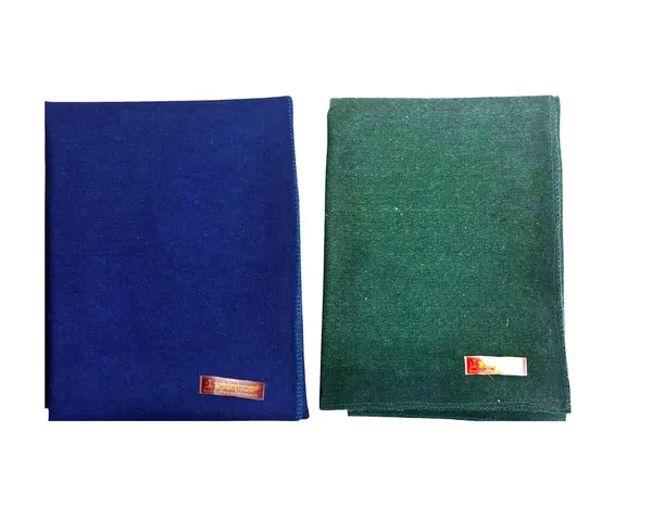 Combo_Of_Premium_Dark_Blue_&_Green_Woolen_Aasan_Completely_Handcrafted_Perfect_Mat_For_Meditation_&_Prayers_-_Soft,_Comfortable(Size_23_X_30_Inch)