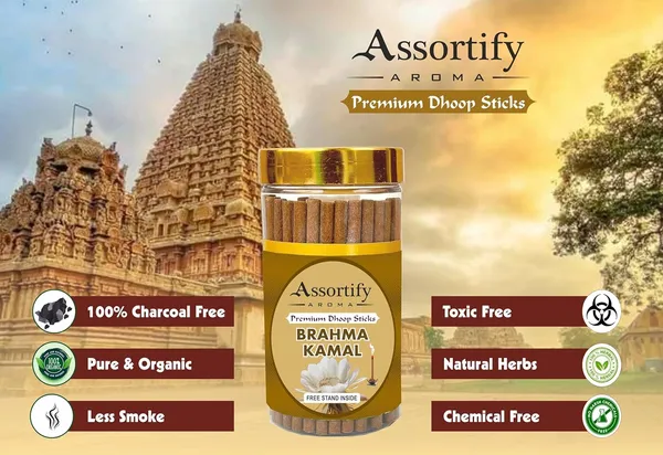 Combo_Of_Prakritik_Hawan_+_Brama_Kamal_Dhoop_Sticks_Boxbambolesspack_Of_Two_2X100Gm_Jar_Packagingless_Smoke