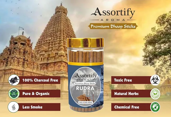 Combo_Of_Rudra_+_Rose_Petals_Dhoop_Sticks_Boxbambolesspack_Of_Two_2X100Gm_Jar_Packagingless_Smoke