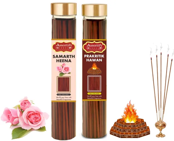 Samarth_Heena_+_Parkritik_Incense_Stick_Jar_Pack_Of_Two_2X100Gm_Jar_Packagingless_Smoke