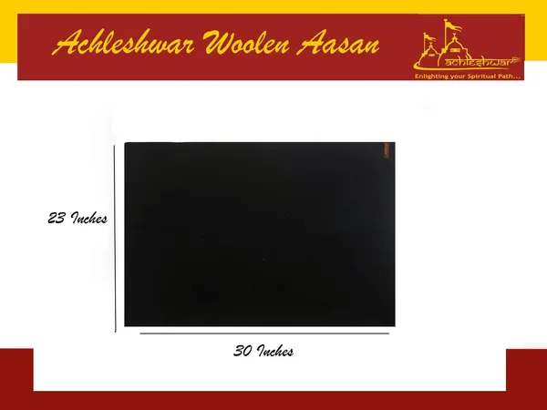 Combo_Of_Premium_Black_And_Navyblue_Woolen_Aasan_Completely_Handcrafted_Perfect_Mat_For_Meditation_&_Prayers_-_Soft,_Comfortable_(Size_23_X_30_Inch)