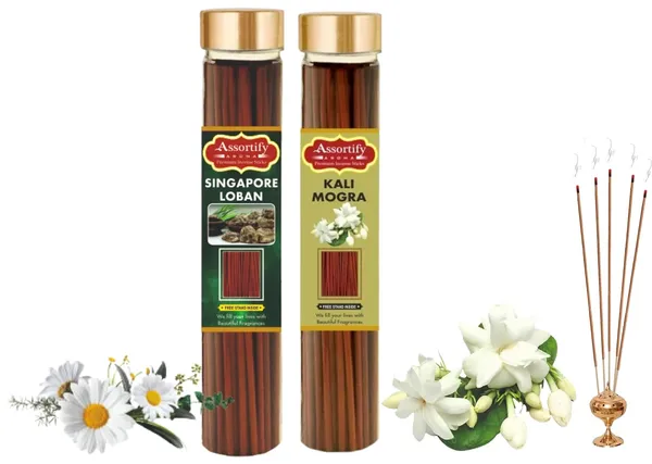 Singapore_Loban_+_Kali_Mogra_Incense_Stick_Jar_Pack_Of_Two_2X100Gm_Jar_Packagingless_Smoke