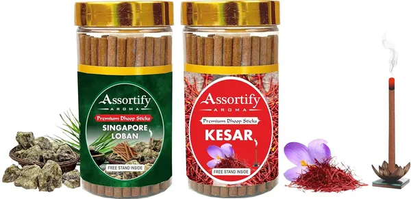 Singapore_Loban_+_Kesar_Dhoop_Sticks_Boxbambolesspack_Of_Two_2X100Gm_Jar_Packagingless_Smoke