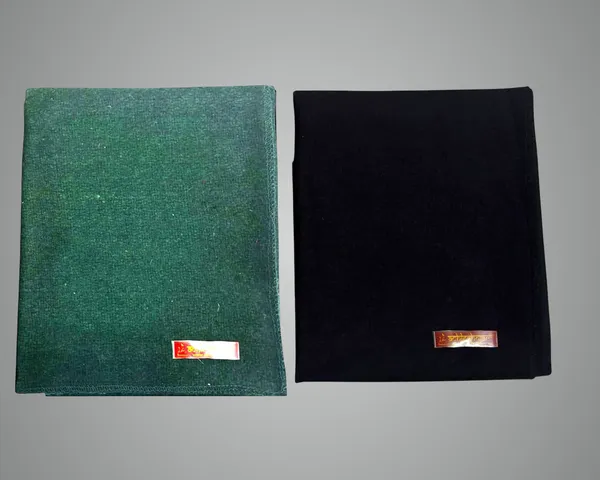 Combo_Of_Premium_Black_And_Green_Woolen_Aasan_Completely_Handcrafted_Perfect_Mat_For_Meditation_&_Prayers_-_Soft,_Comfortable_(Size_23_X_30_Inch)