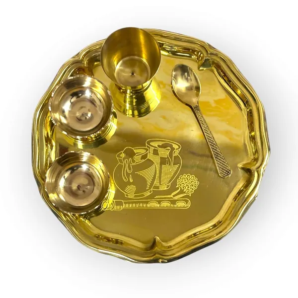 Set_of_5_Pieces_Pure_Brass_Bhog_Thali_|_Bhog_Set_With_Bowls,_Glass_And_Spoon_|_6_Inch