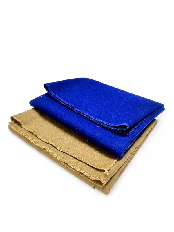 Combo_Of_Royal_Blue_And_Brown_Pooja_Woolen_Asana_For_Complete_Result_On_Doing_Puja_And_To_Avoid_Side_Effects_On_The_Direct_Sitting_On_The_Ground_And_Worshiping.|Home||Pooja|