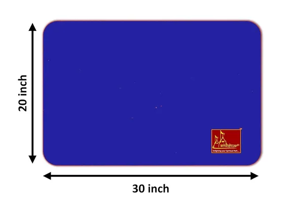 Combo_Of_Royal_Blue_And_Brown_Pooja_Woolen_Asana_For_Complete_Result_On_Doing_Puja_And_To_Avoid_Side_Effects_On_The_Direct_Sitting_On_The_Ground_And_Worshiping.|Home||Pooja|
