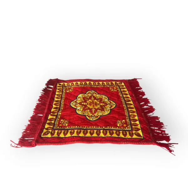 Maroon_Set_Of_4_Traditional_Aasan_|_For_Puja_|_Prayer_|_Sitting_|_Meditation_-_Small_Carpet_Mat_Rug_For_Floor