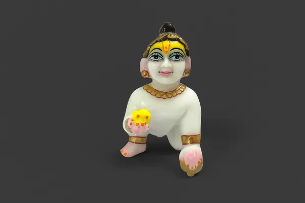Cultured_Marble_Hand_Crafted_Statue_Of_Laddu_Gopal_Kanha_Ji_Statue_Murti_Bal_Gopal_Idol_(White)_For_Pooja,_Gift_&_Home/Office_Decoration_(Size_5.5_Inch)