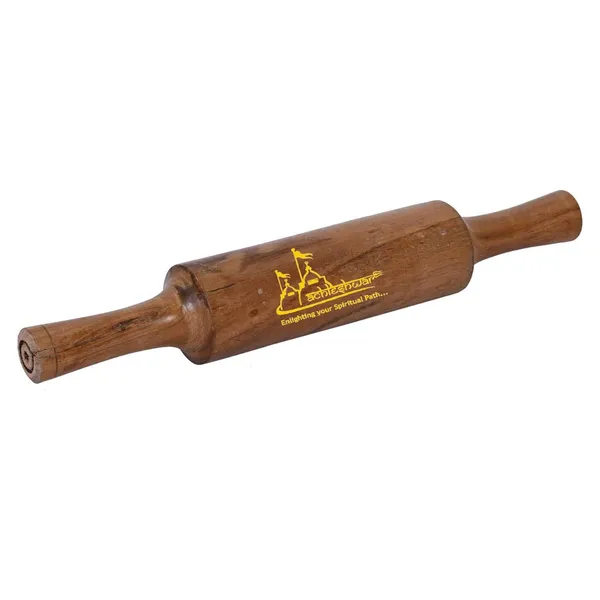 Wooden_Handicrafted_Wooden_Rolling_Pin_Roller_Thick,Wood,Roti_Belan,Chapati/Dark_Brown_By_Achleshwar