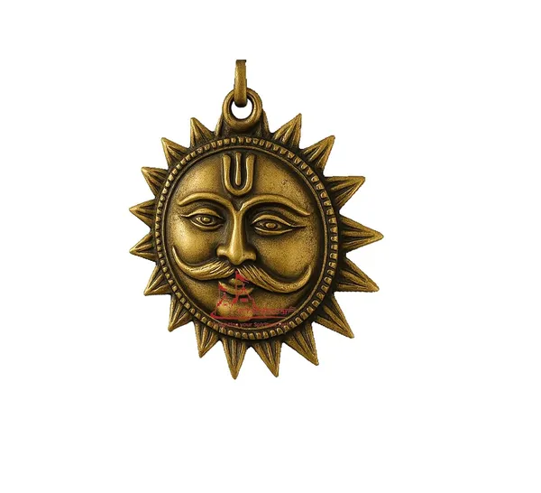 Vastu_Sun_Face_Wall_Hanging,_Traditional_Copper_Finish,_6_Cm_Decorative_Religious_Statue,_Multicolour