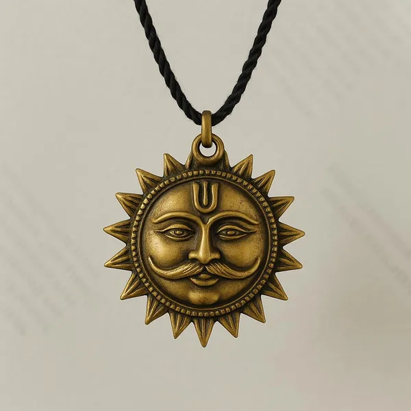 Vastu_Sun_Face_Wall_Hanging,_Traditional_Copper_Finish,_6_Cm_Decorative_Religious_Statue,_Multicolour