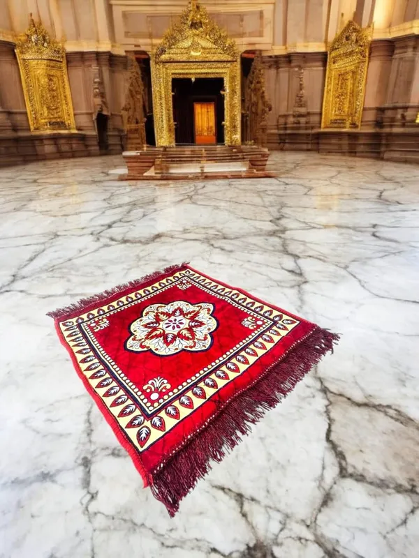 Designer_Pooja_Aasan/Velvet_Prayer_Mat_(Size_18_X18_Inch)