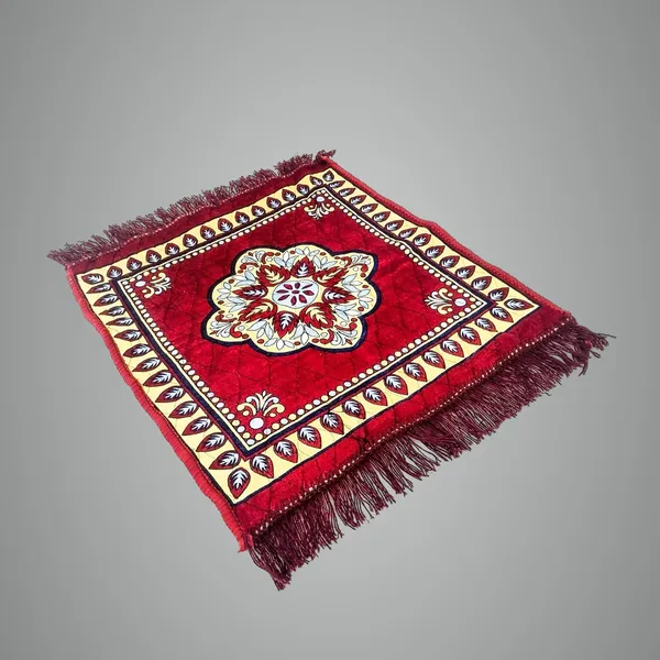 Designer_Pooja_Aasan/Velvet_Prayer_Mat_(Size_2_X2_Feet)